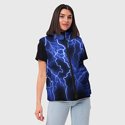 Женский жилет МОЛНИЯ NEON, цвет: 3D-черный — фото 2