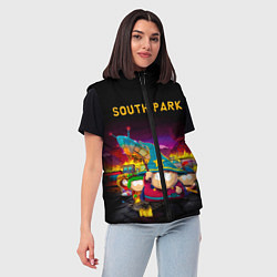 Женский жилет Южный Парк, цвет: 3D-красный — фото 2