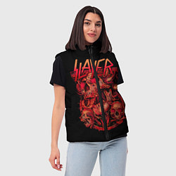 Женский жилет Slayer 20, цвет: 3D-красный — фото 2