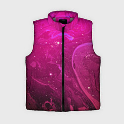 Женский жилет РОЗОВЫЙ КОСМОС, цвет: 3D-светло-серый