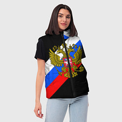 Женский жилет РОССИЯ, цвет: 3D-красный — фото 2
