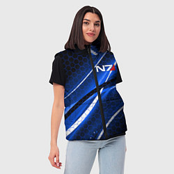 Женский жилет MASS EFFECT N7, цвет: 3D-черный — фото 2