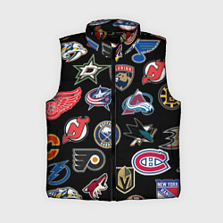 Женский жилет NBA PATTERN, цвет: 3D-красный