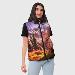 Женский жилет Horizon Zero Dawn, цвет: 3D-черный — фото 2