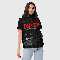 Женский жилет NASA, цвет: 3D-красный — фото 2