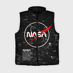 Женский жилет NASA, цвет: 3D-черный