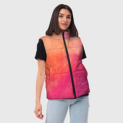 Женский жилет Краски, цвет: 3D-черный — фото 2