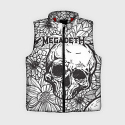 Женский жилет Megadeth, цвет: 3D-красный