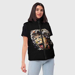 Женский жилет Мик Джаггер, цвет: 3D-красный — фото 2