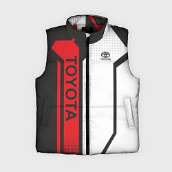 Женский жилет Toyota Driver team, цвет: 3D-красный