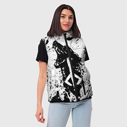 Женский жилет BLOODBORNE, цвет: 3D-черный — фото 2