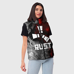 Женский жилет RUST, цвет: 3D-черный — фото 2