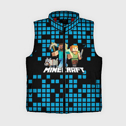 Женский жилет Minecraft, цвет: 3D-красный