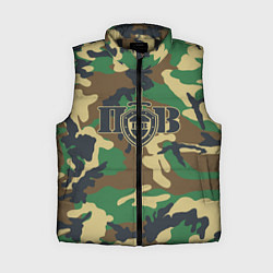 Женский жилет Пограничные Войска камуфляж, цвет: 3D-черный