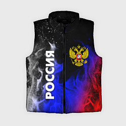 Женский жилет РОССИЯ, цвет: 3D-черный