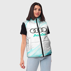Женский жилет Audi, цвет: 3D-светло-серый — фото 2