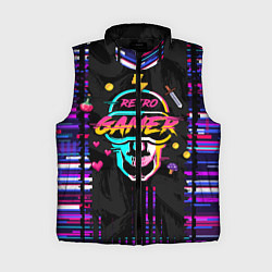 Женский жилет RETROGAMER3D47, цвет: 3D-черный