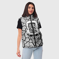 Женский жилет No pain no gain, цвет: 3D-черный — фото 2