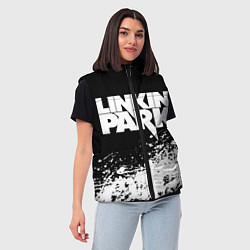 Женский жилет LINKIN PARK 4, цвет: 3D-красный — фото 2