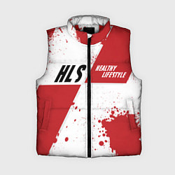 Женский жилет HLS - здоровый образ жизни, цвет: 3D-красный