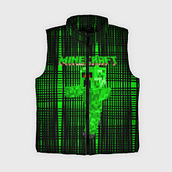 Женский жилет Minecraft, цвет: 3D-черный