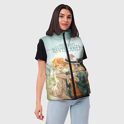 Женский жилет The Promised Neverland, цвет: 3D-светло-серый — фото 2