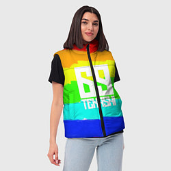 Женский жилет Такеши, цвет: 3D-светло-серый — фото 2
