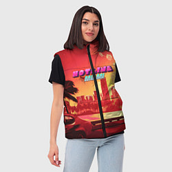 Женский жилет HOTLINE MIAMI, цвет: 3D-красный — фото 2