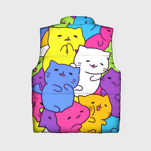 Женский жилет МИЛЫЕ КОТЯТКИ / 3D-Красный – фото 2