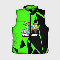 Женский жилет Minecraft, цвет: 3D-светло-серый