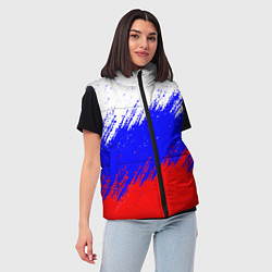 Женский жилет Россия, цвет: 3D-черный — фото 2