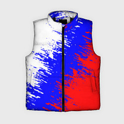 Женский жилет Россия, цвет: 3D-черный