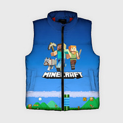 Женский жилет Minecraft, цвет: 3D-красный