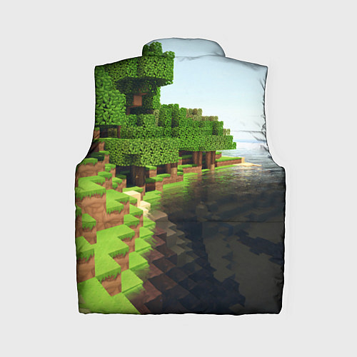 Женский жилет Minecraft / 3D-Красный – фото 2