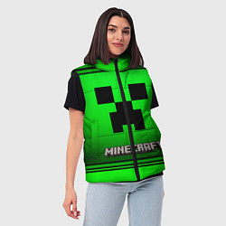 Женский жилет Minecraft, цвет: 3D-красный — фото 2