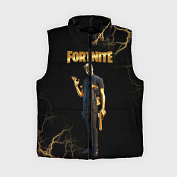 Женский жилет Gold Midas Fortnite 2, цвет: 3D-черный