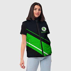 Женский жилет SKODA, цвет: 3D-красный — фото 2