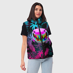 Женский жилет 6IX9INE 69, цвет: 3D-черный — фото 2