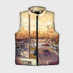 Женский жилет GTA San Andreas, цвет: 3D-светло-серый