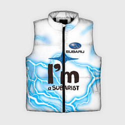 Женский жилет SUBARU, цвет: 3D-черный