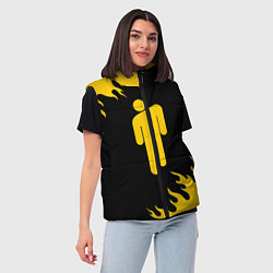 Женский жилет BILLIE EILISH БИЛЛИ АЙЛИШ, цвет: 3D-красный — фото 2