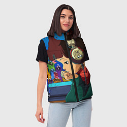 Женский жилет ЮТУБ, цвет: 3D-красный — фото 2