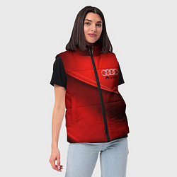 Женский жилет AUDI, цвет: 3D-красный — фото 2