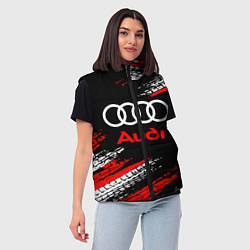 Женский жилет AUDI, цвет: 3D-красный — фото 2