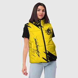 Женский жилет CYBERPUNK 2077, цвет: 3D-красный — фото 2