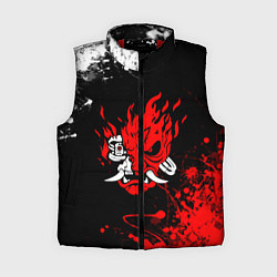 Женский жилет CYBERPUNK 2077, цвет: 3D-красный