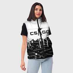 Женский жилет COUNTER STRIKE, цвет: 3D-светло-серый — фото 2