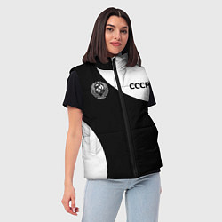 Женский жилет СССР, цвет: 3D-черный — фото 2