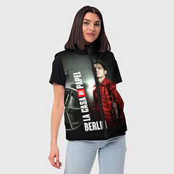 Женский жилет La casa de papel BERLIN, цвет: 3D-красный — фото 2