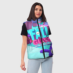 Женский жилет Fall Guys, цвет: 3D-светло-серый — фото 2